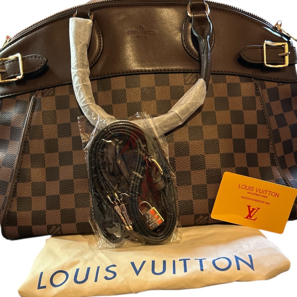 ✨ NIB Louis Vuitton Trevi PM Damier Ebene - BRAND NEW Full Set ✨